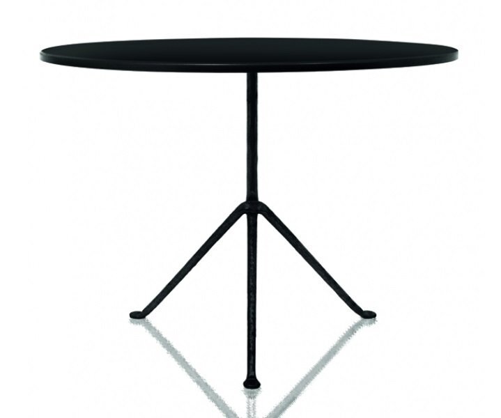 Magis Officina Tisch Rund - Schwarz-Schwarz