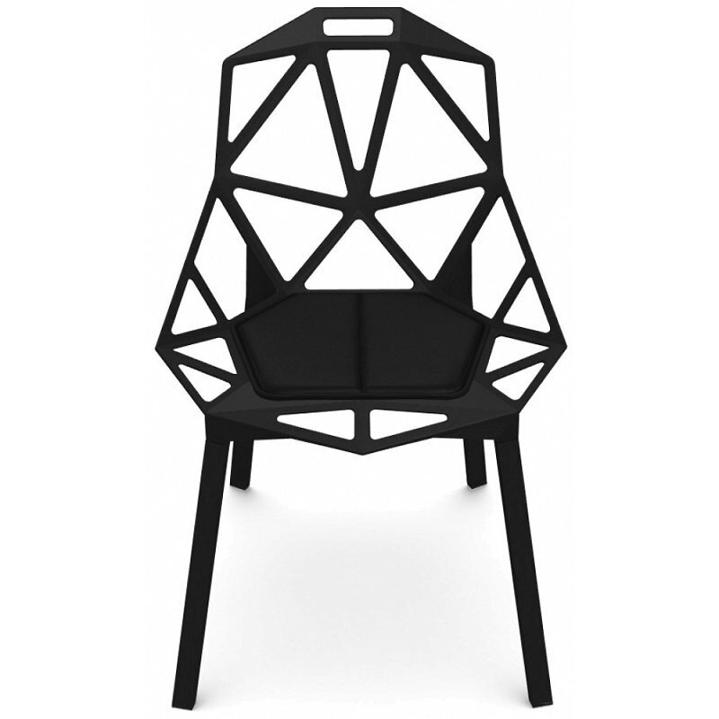 Magis Cuscini Chair One Sitzkissen - Leder Schwarz