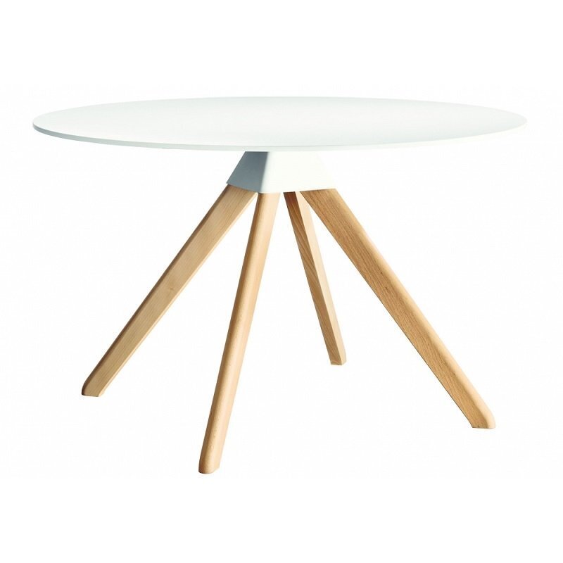 Magis Cuckoo Tisch - Natur Gestell - Weiss