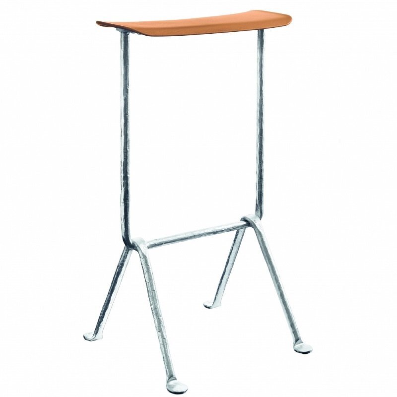 Magis Officina Barhocker 65 cm Leder - Natura - Verzinkt