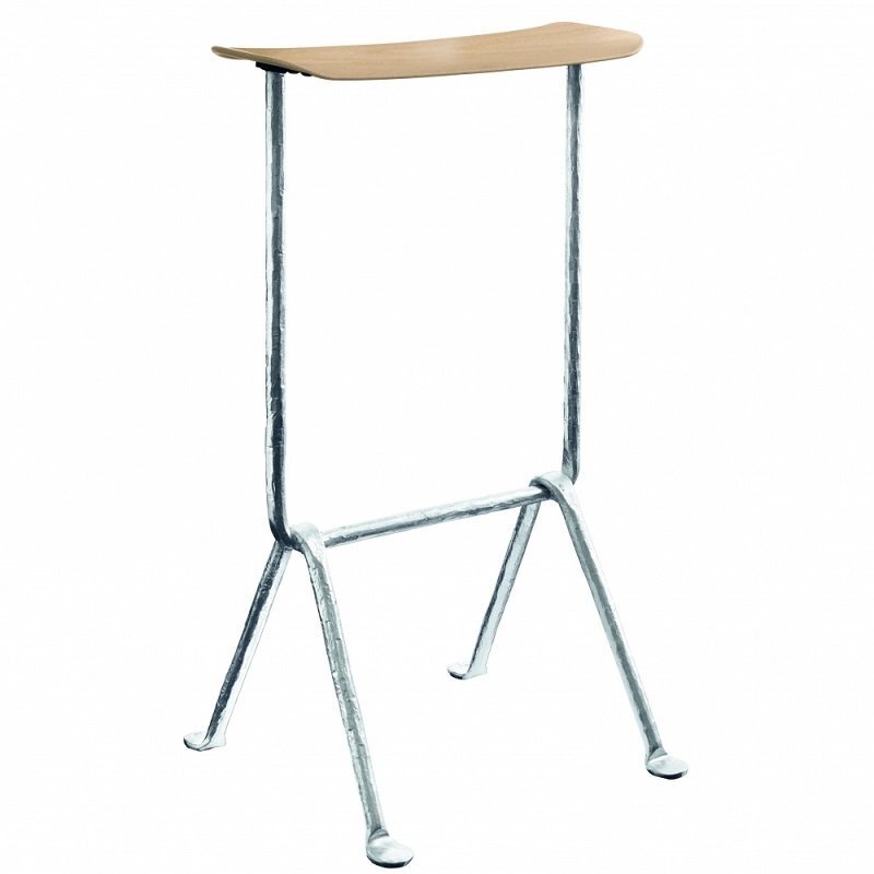 Magis Officina Barhocker 75 cm Buchenholz - Natura - Verzinkt