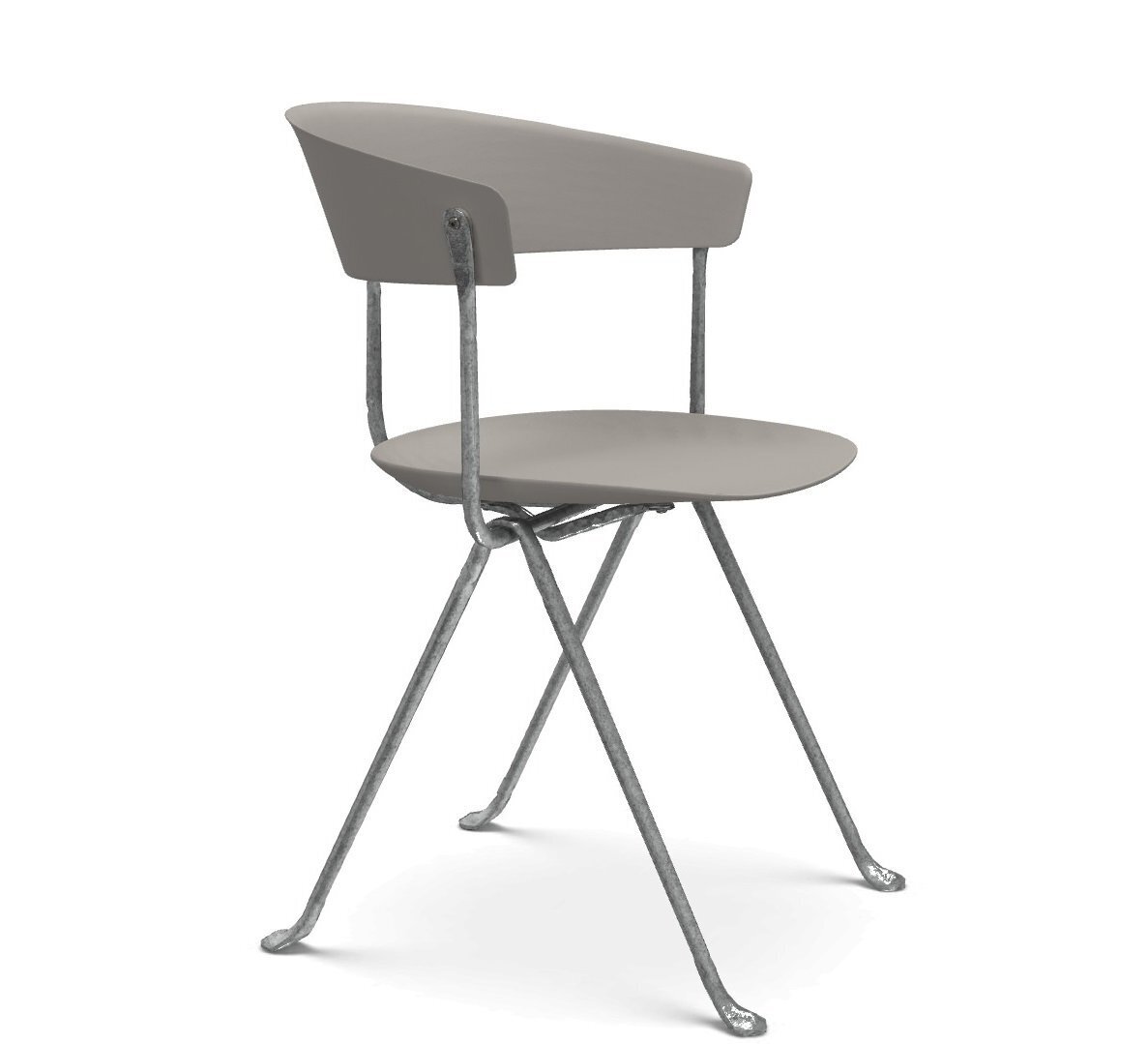 Magis Officina Stuhl - GALVA/PP.GREY MET