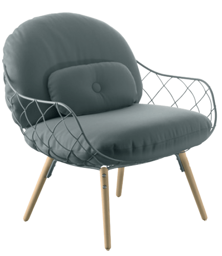 Magis Pina Sessel -  Grau Natur