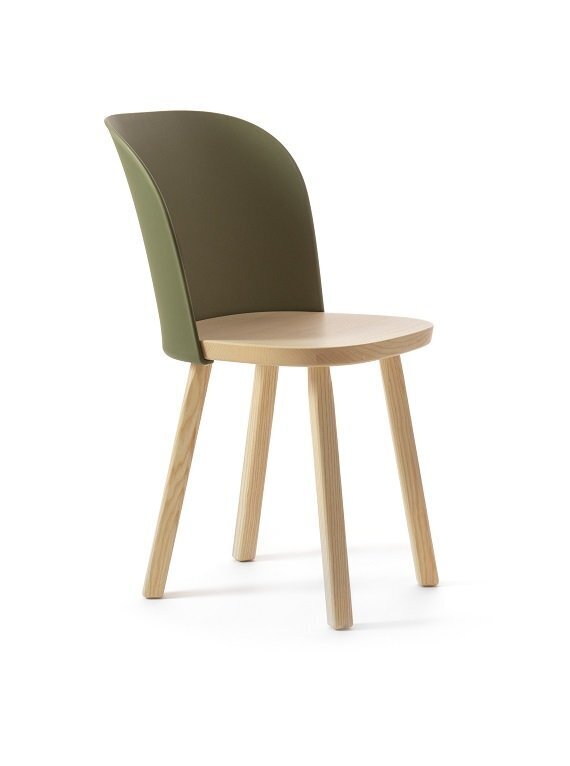 Magis Alpina Stuhl - Natural / Olive green
