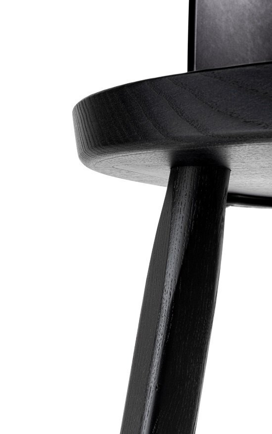 Magis Alpina Stuhl - Stained black / Black