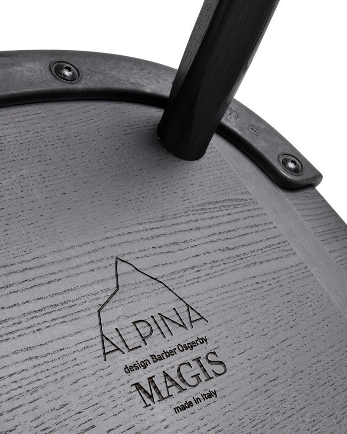 Magis Alpina Stuhl - Stained black / Black