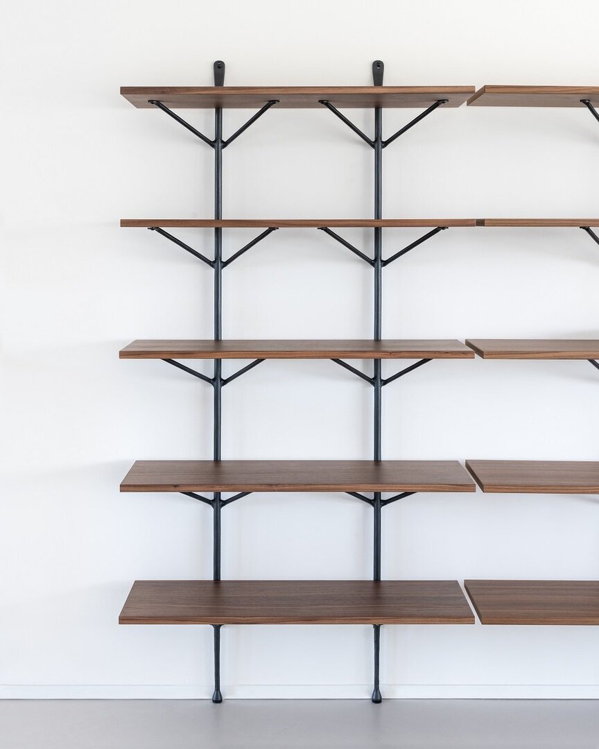 Magis Officina - Bücherregal-System: MDF Furnier Walnuss