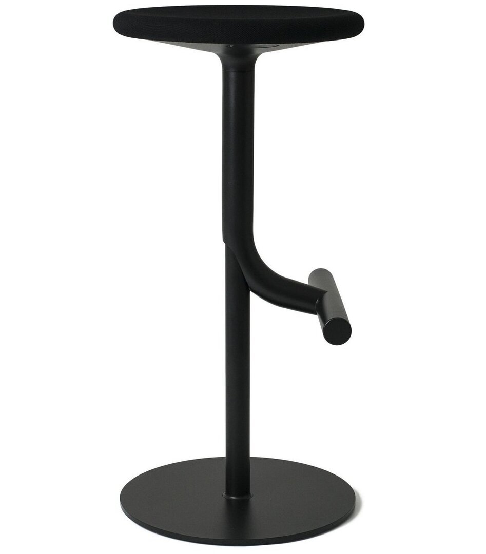 Magis Tibu - Drehbarer Stoff Hocker: Schwarz