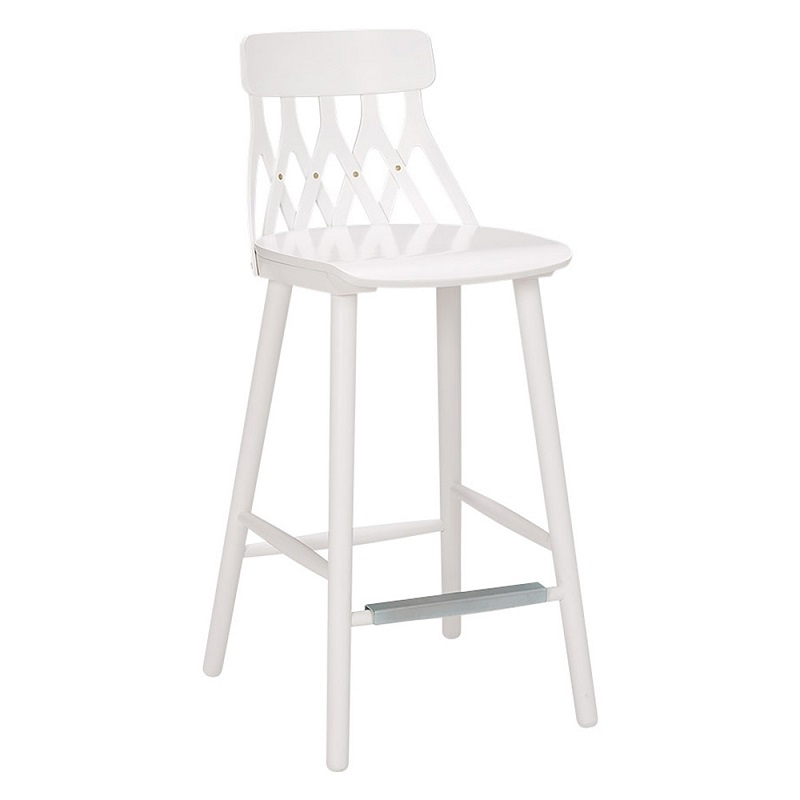Hans K Y5 Barchair 63cm White Assembled