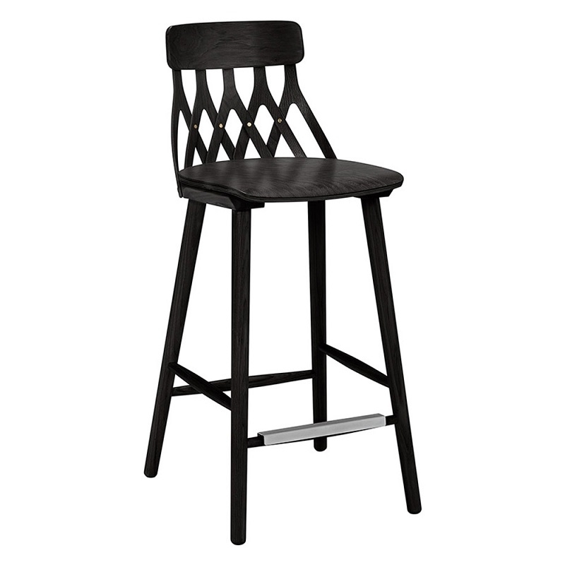 Hans K Y5 Barchair 63cm Ash Black Assembled