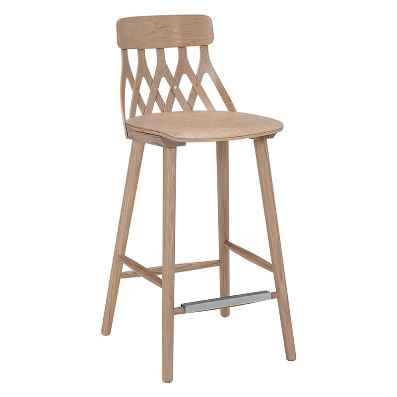 Hans K Y5 Barchair 63cm Ash Blonde Assembled
