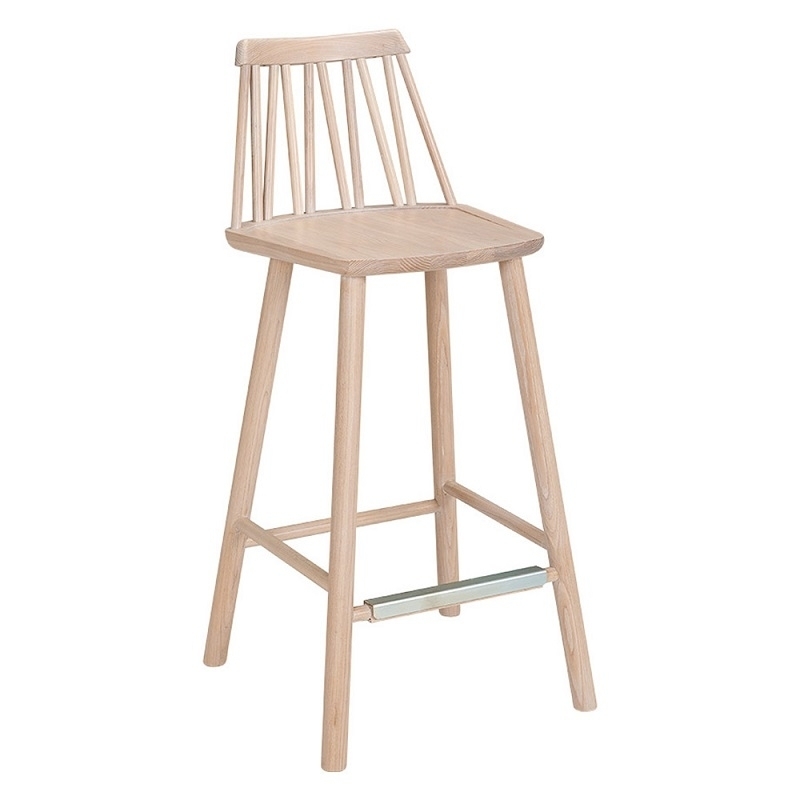 Hans K ZigZag Barchair 63cm Ash Blonde