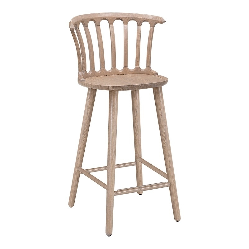 Hans K San Marco Barchair 63cm Ash Blonde