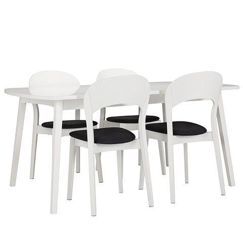 Hans K Rainbow Table 162(48+48)x100cm White