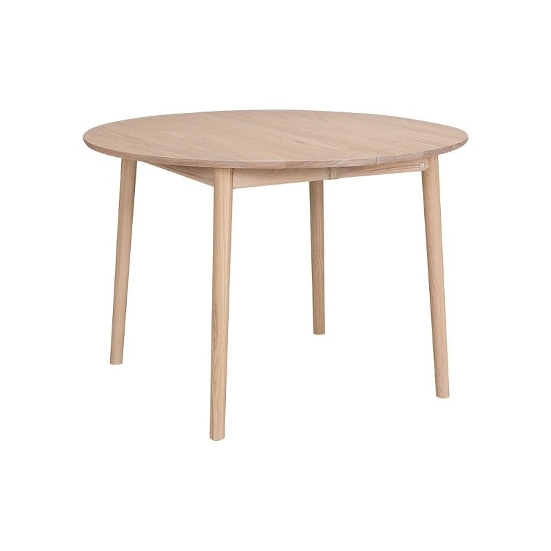 Hans K ZigZag Table Round 110(50)x110cm Ash Blonde