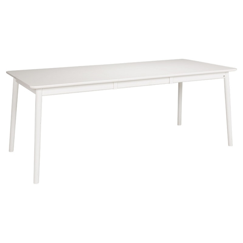 Hans K ZigZag Table Rect 140(53)x90cm White