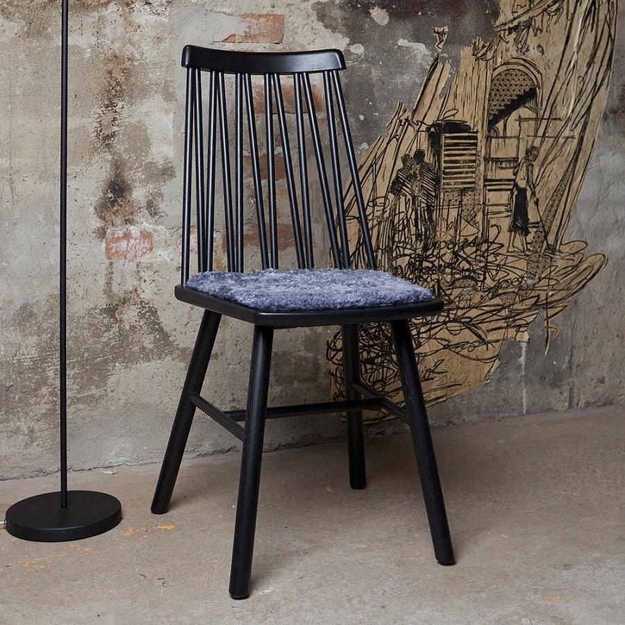 Hans K ZigZag Chair Ash Black- Graphite