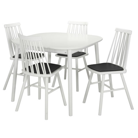 Hans K ZigZag Chair White- Black