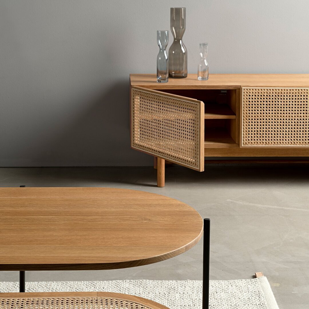 Hans K Racquet Mediabench - Oak Olied