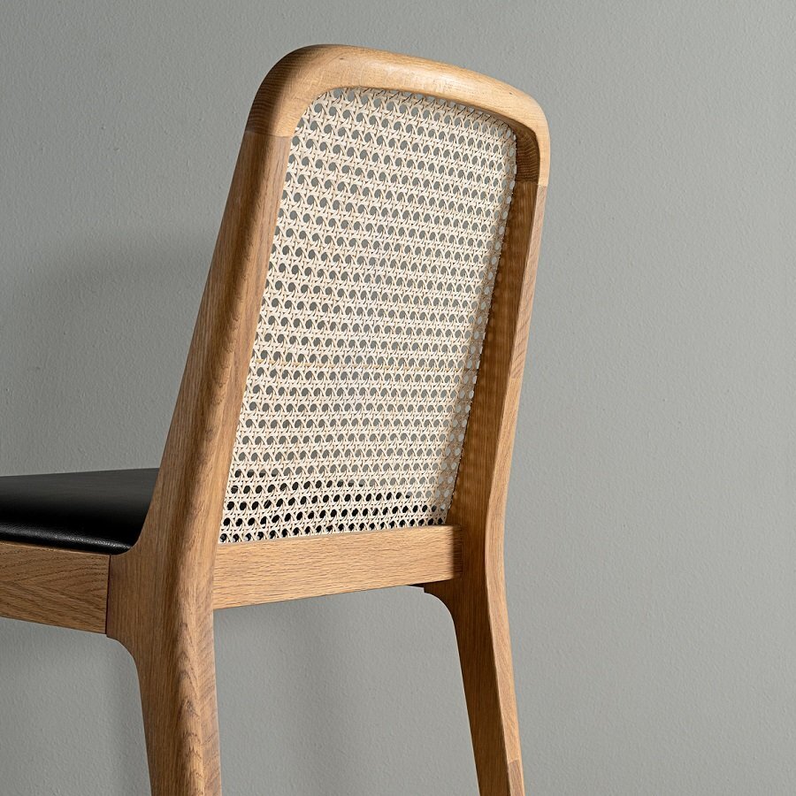 HANS K RACQUET CHAIR OAK OILED