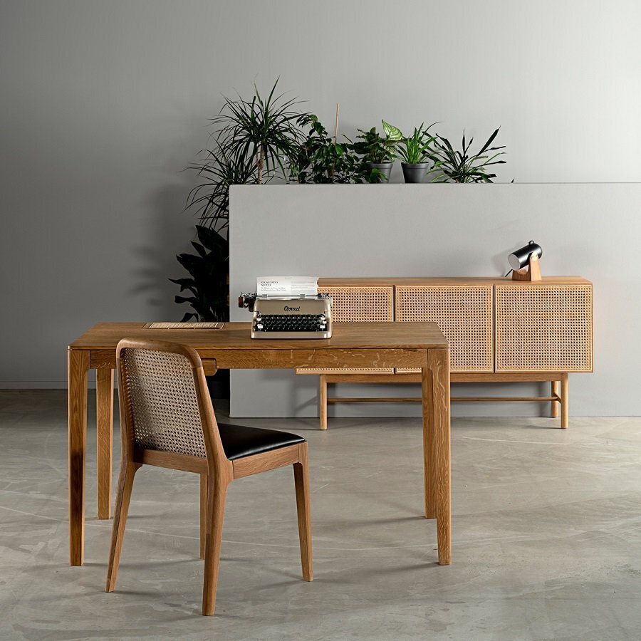 HANS K RACQUET CHAIR OAK OILED