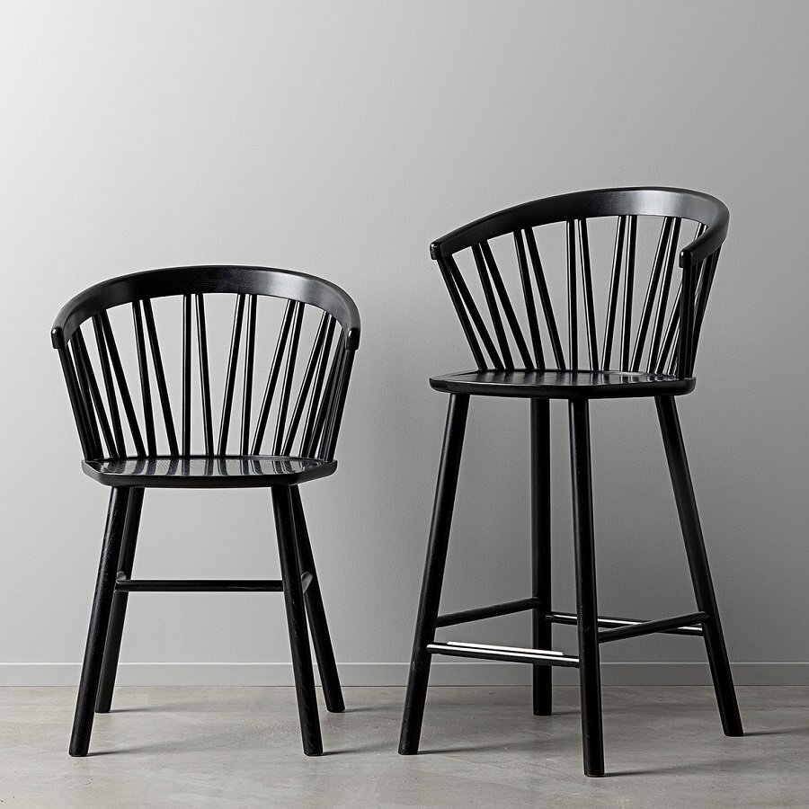 HANS K ZIGZAG BAR ARMCHAIR 63CM