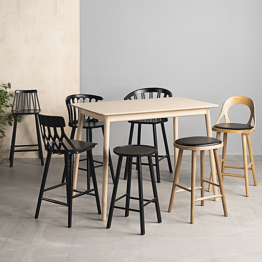 HANS K ZIGZAG BARCHAIR 78CM