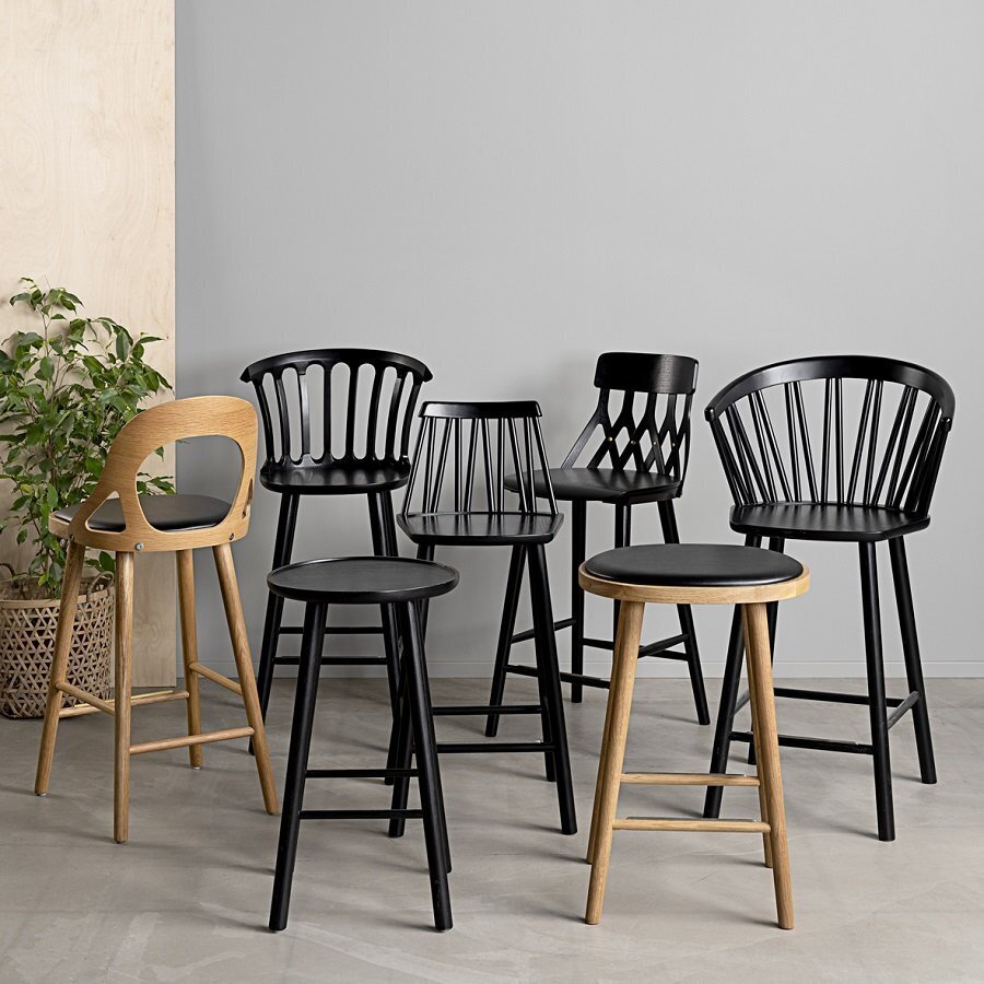 HANS K ZIGZAG BARCHAIR 78CM