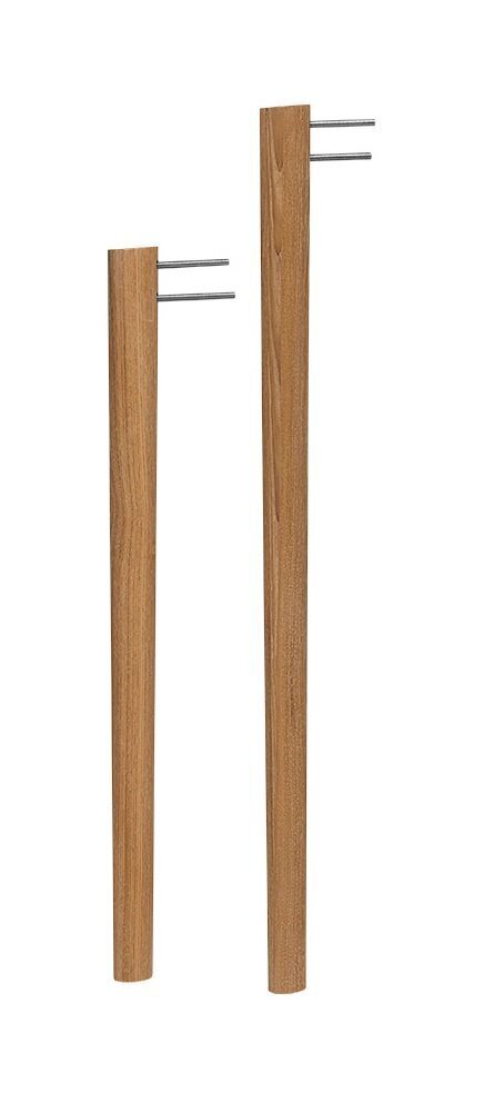 Hans K Zigzag set of legs 75cm - Stuhlbeine - 90 cm - oak oiled