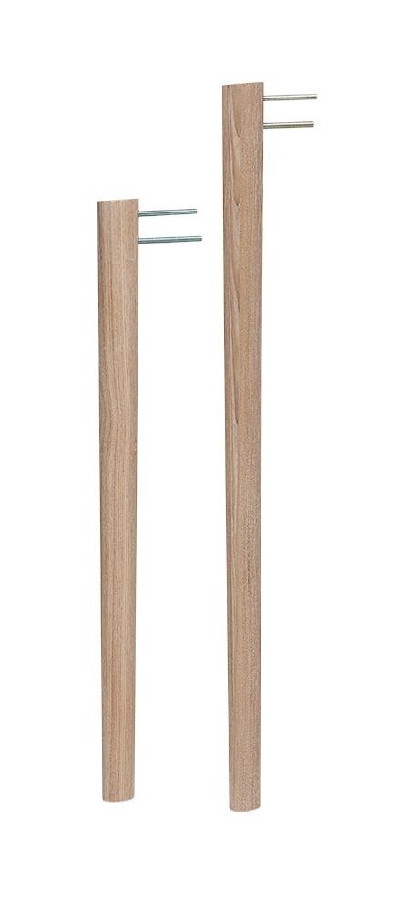 Hans K Zigzag set of legs 75cm - Stuhlbeine - 90 cm - ash blonde