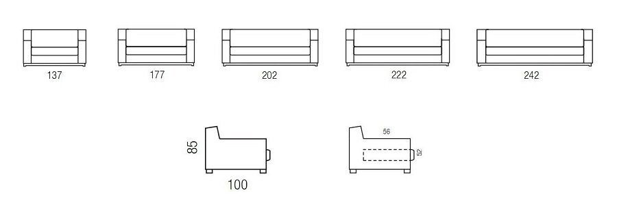 Milano Larry Sofa