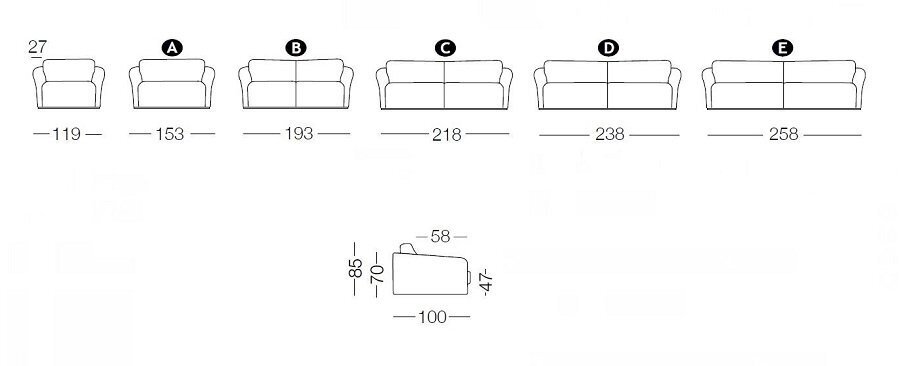 Milano Groove Sofa
