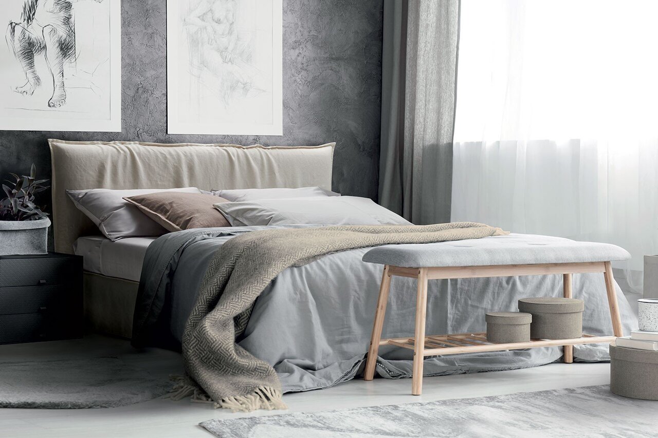 Milnao Naxos Doppelbett mit Stauraumbox