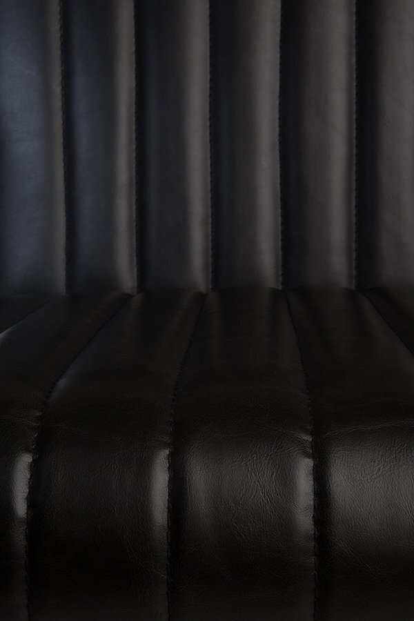 Dutchbone Stitched Armchair - Dark Grey