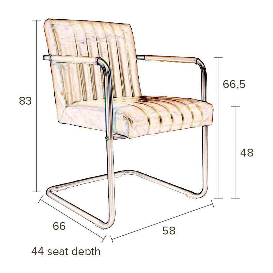 Dutchbone Stitched Armchair