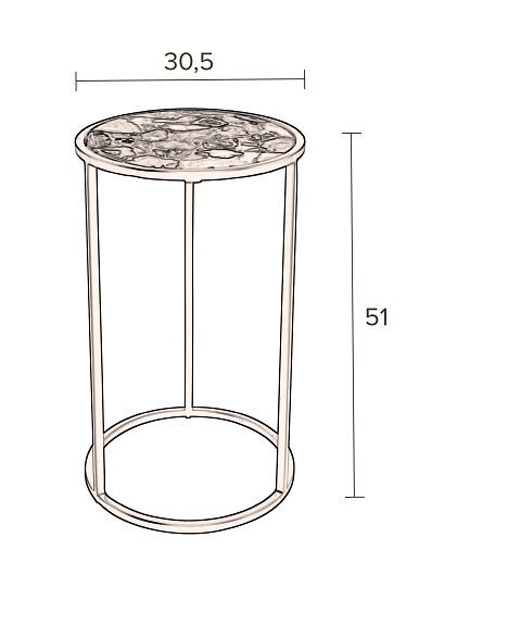 Dutchbone Agate Side Table