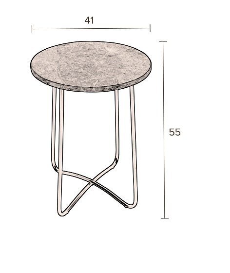 Dutchbone Emerald Side Table