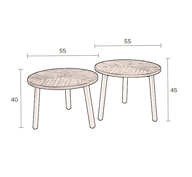 Dutchbone Mundu Coffee Table