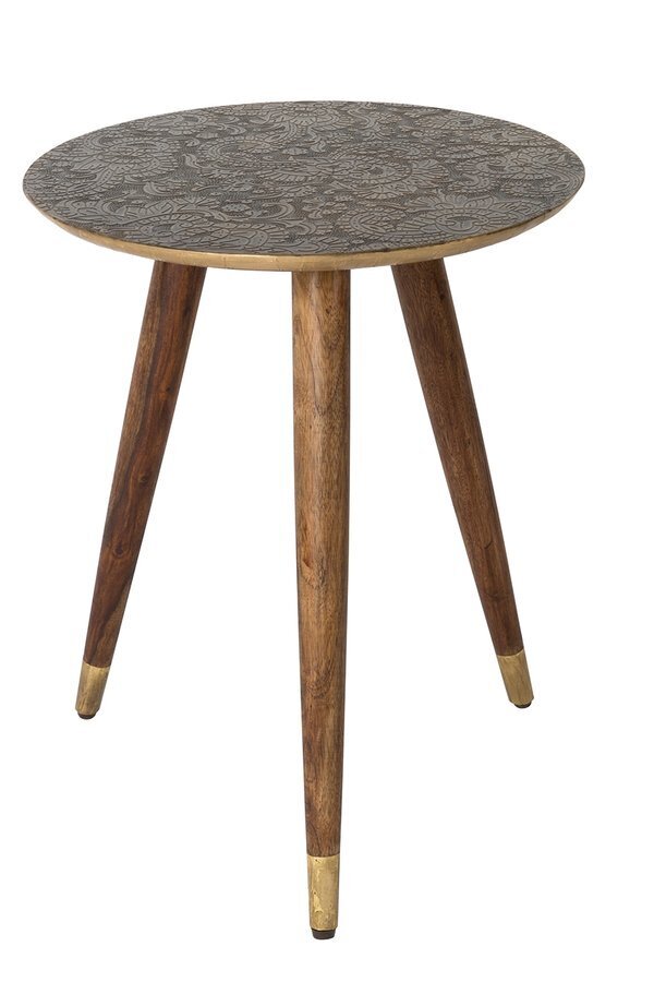 Dutchbone Bast Side Table - Brass