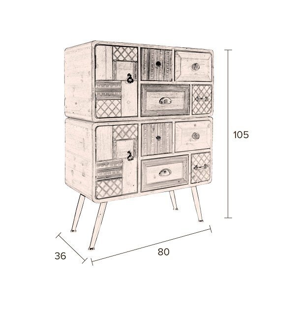 Dutchbone Jove Cabinet