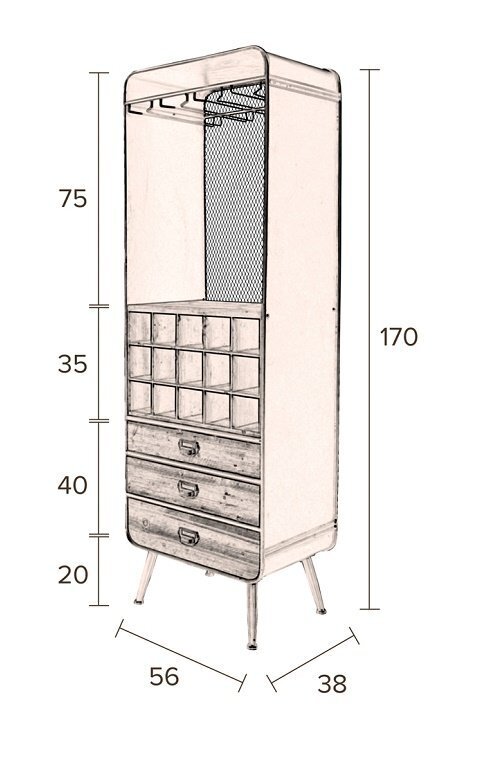 Dutchbone Vino Cabinet