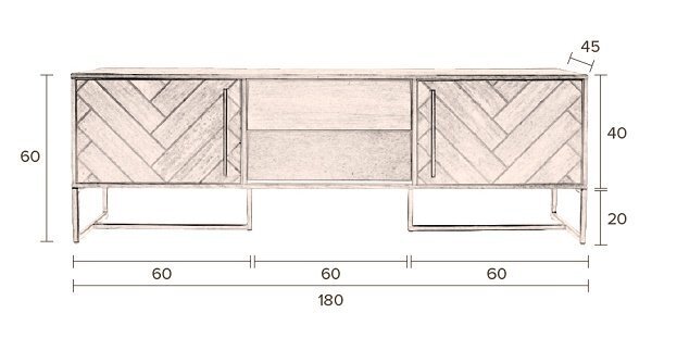 Dutchbone Class Low Sideboard