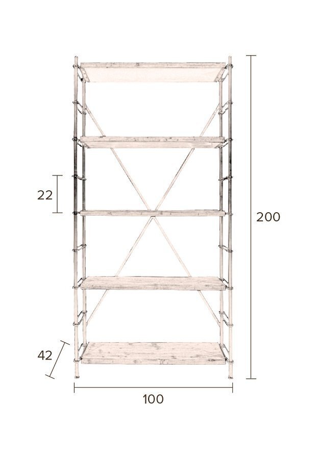 Dutchbone Iron Shelf