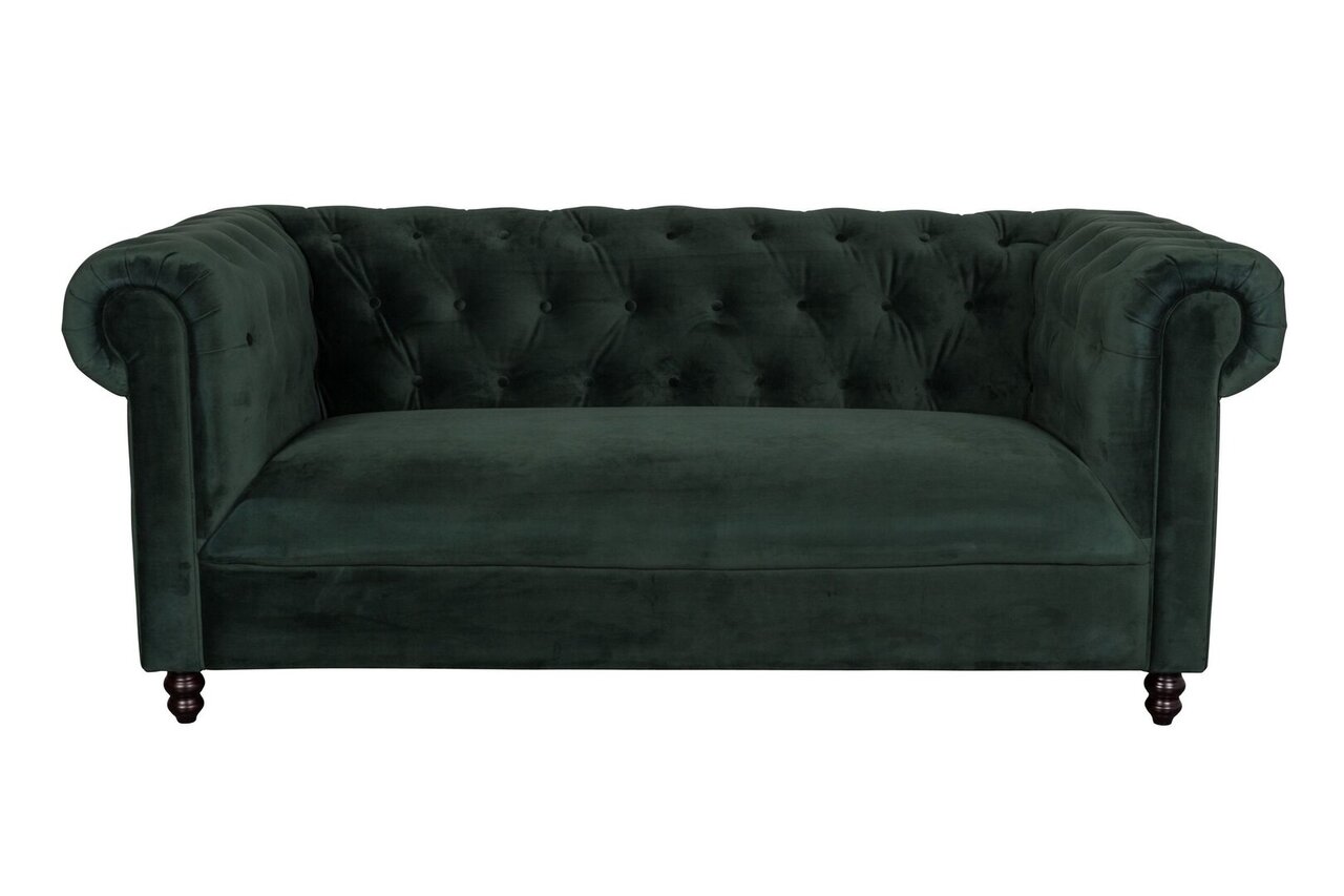 Dutchbone Chester Sofa velvet Dark Green