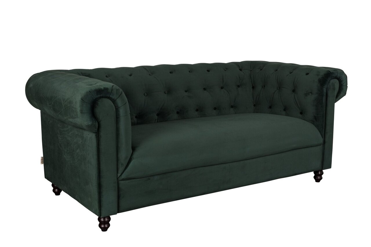 Dutchbone Chester Sofa velvet Dark Green