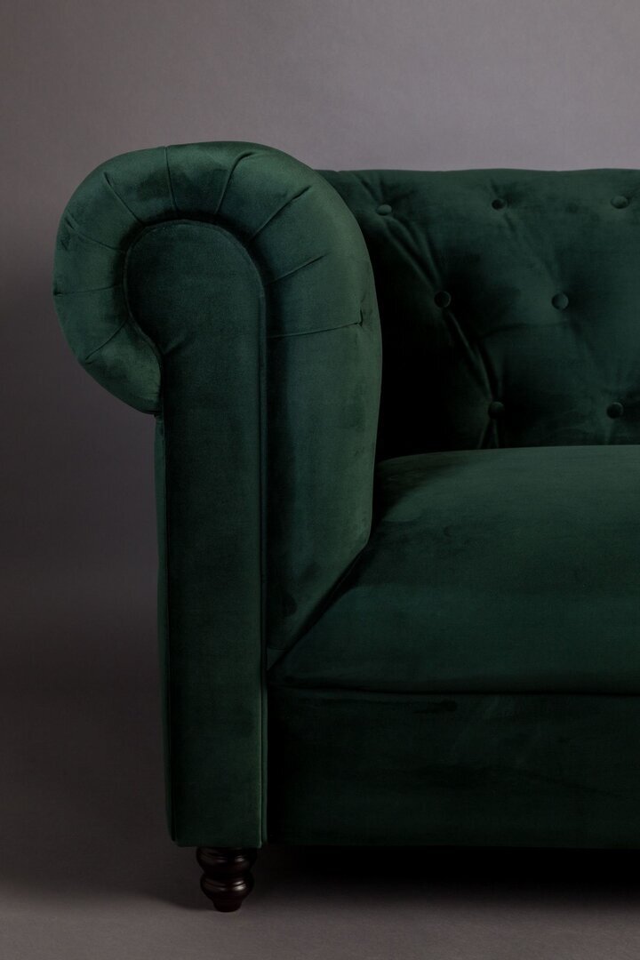 Dutchbone Chester Sofa velvet Dark Green