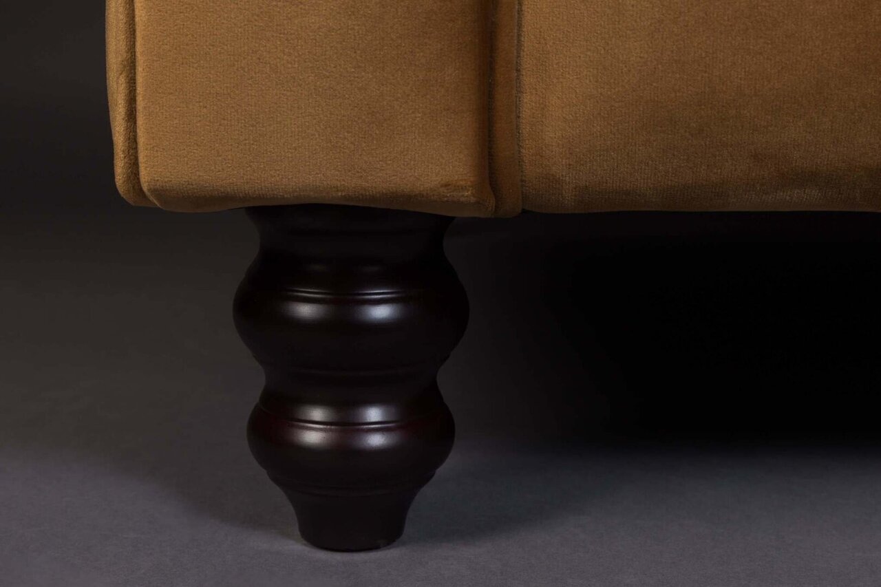 Dutchbone Chester Sofa velvet Golden Brown