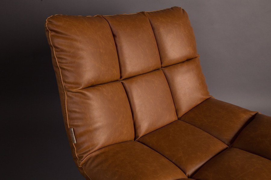 Dutchbone Bar Lounge Chair - Vintage Brown