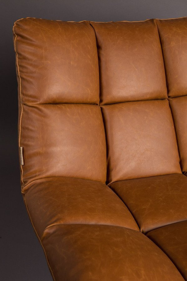 Dutchbone Bar Lounge Chair - Vintage Brown