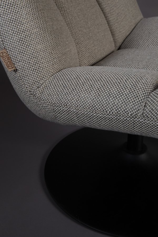Dutchbone Bar Lounge Chair - Light Grey